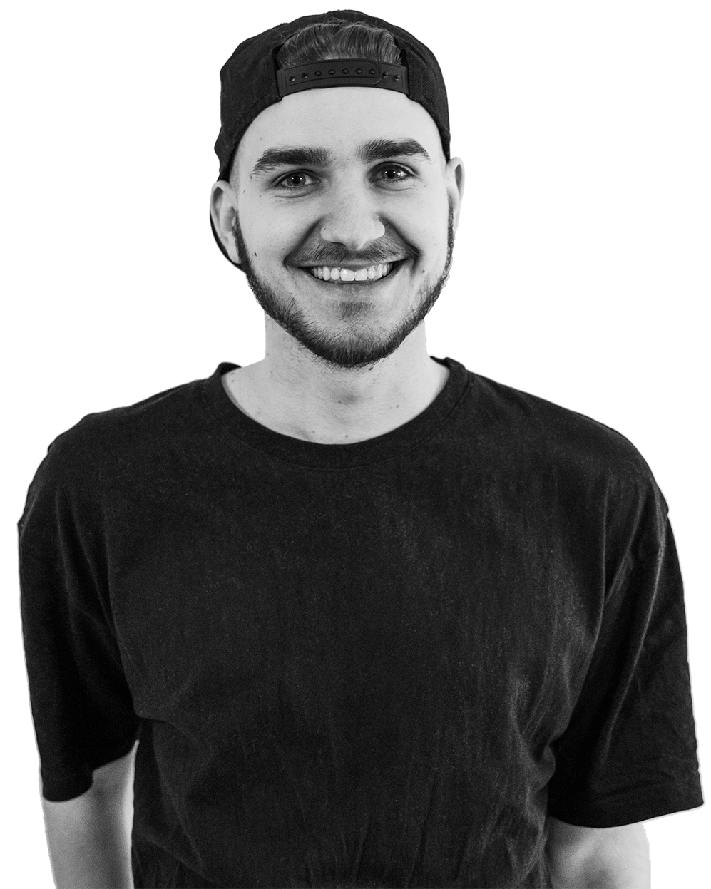 Black & White Portrait of Florian Jaunegg