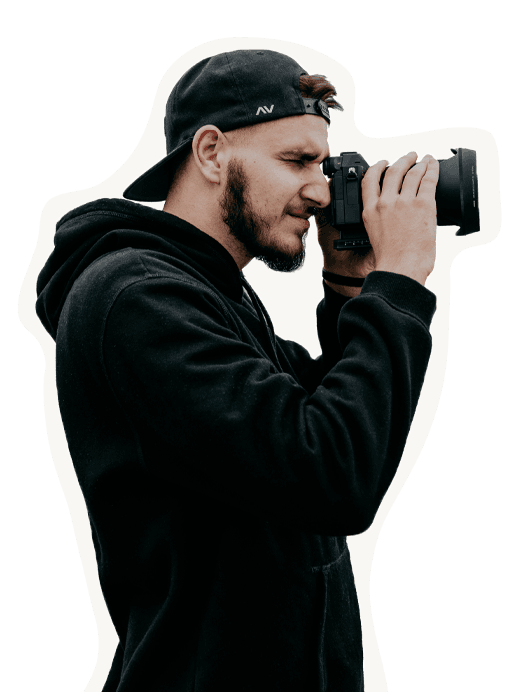 Florian Jaunegg with Camera